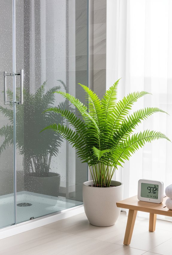 bathroom humidity for plants