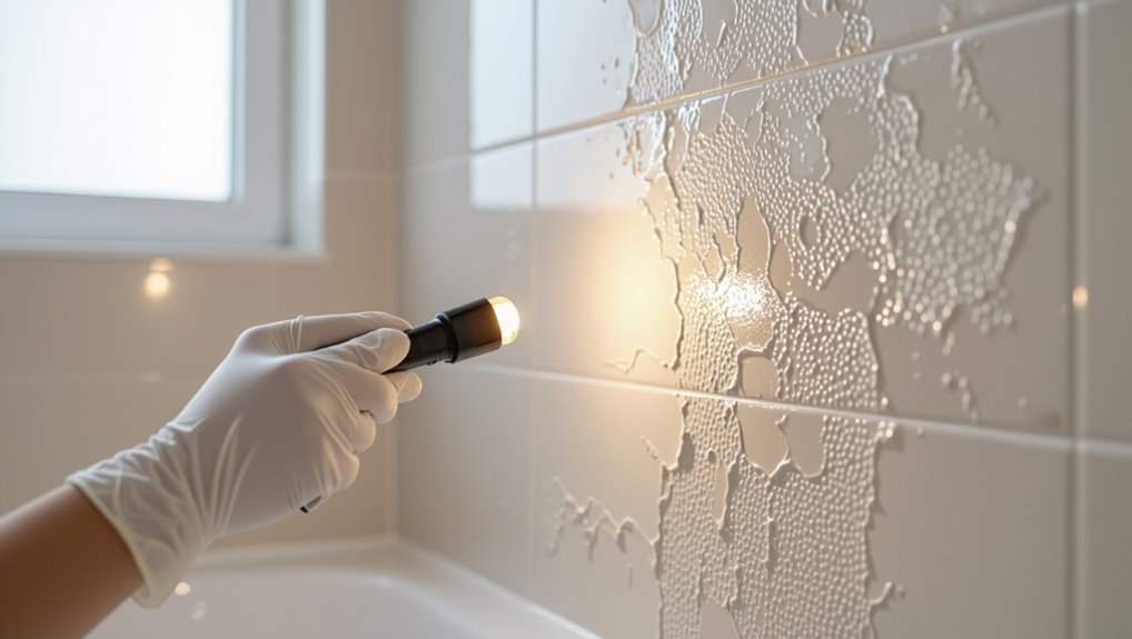 bathroom paint problem inspection