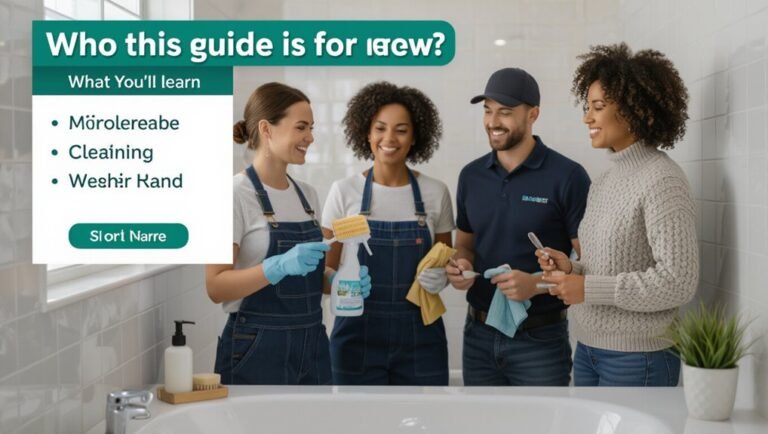 bathroom wall cleaning guide
