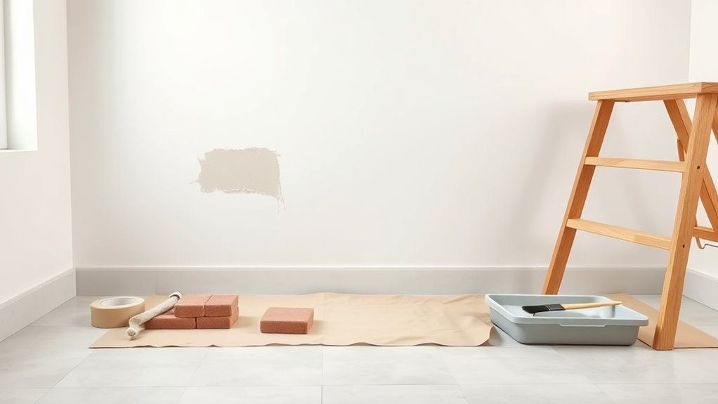 bathroom wall preparation tips