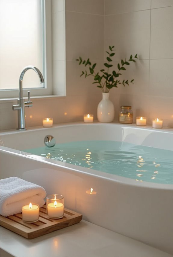 battery powered flickering tea lights