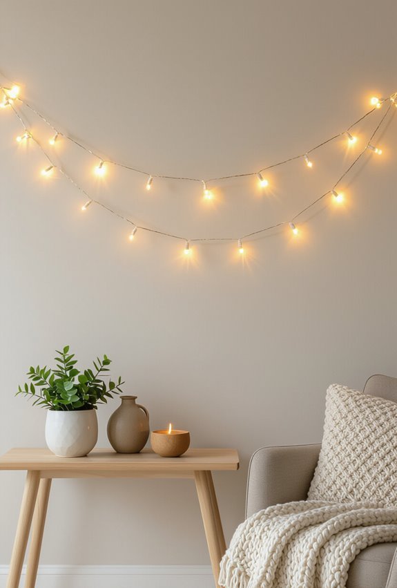 battery powered string lights ambiance
