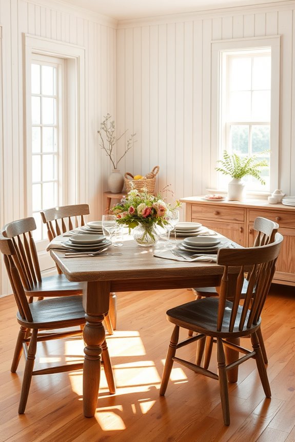 beadboard and natural decor