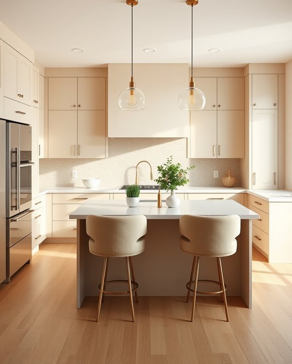 beige accent wall elegance