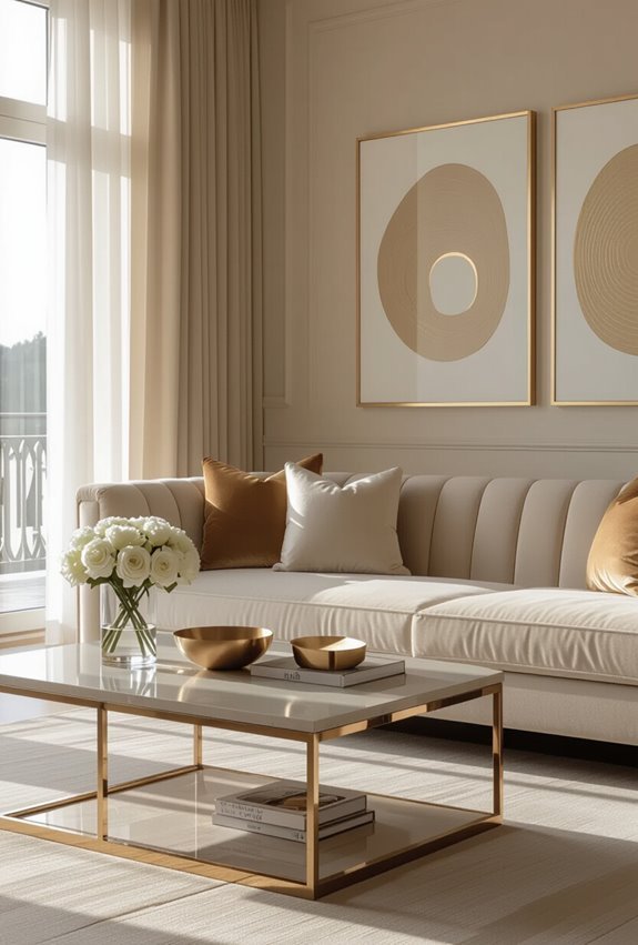 beige textures with gold