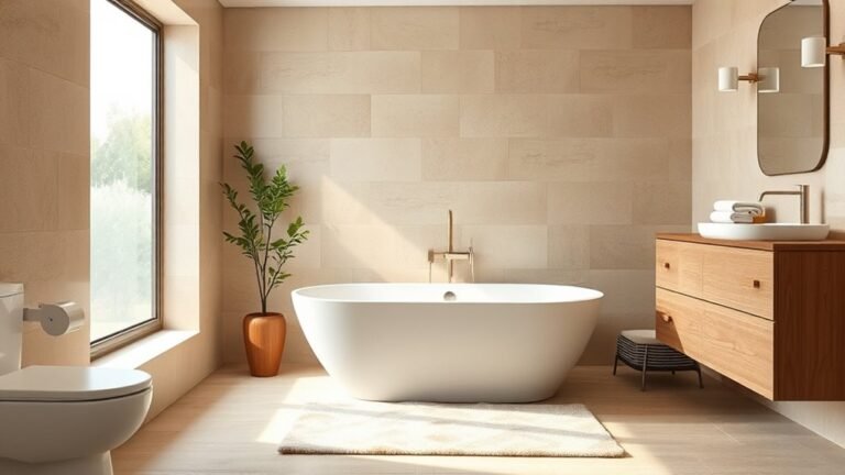 beige tile bathroom designs