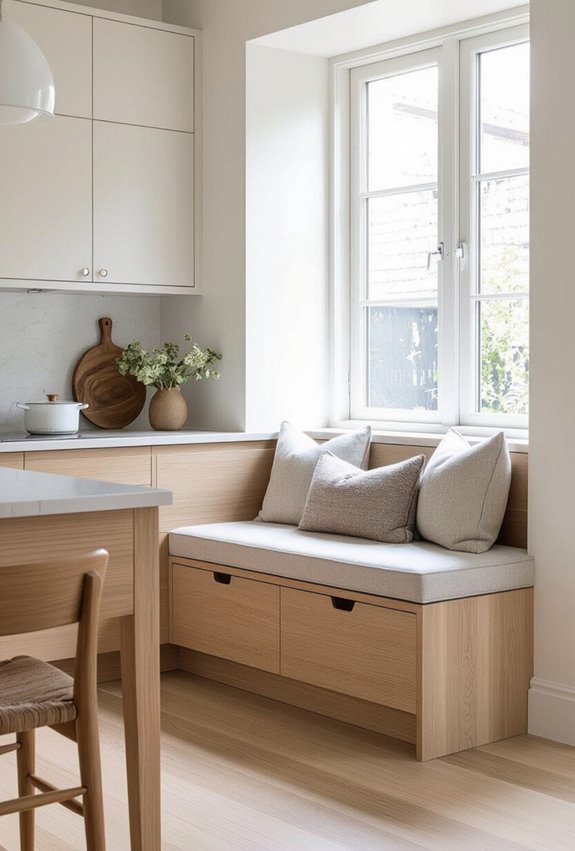bench cabinets with storage