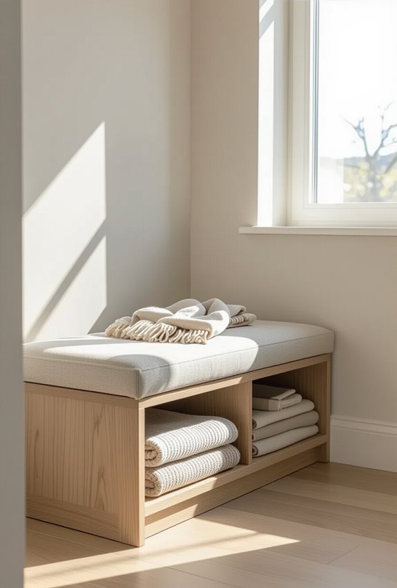 bench with hidden storage