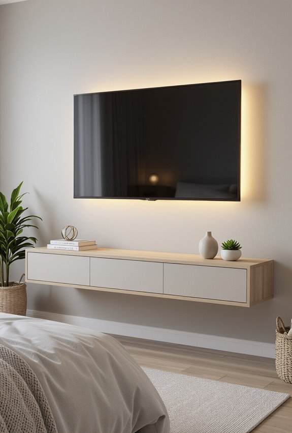 bias lighting behind tv