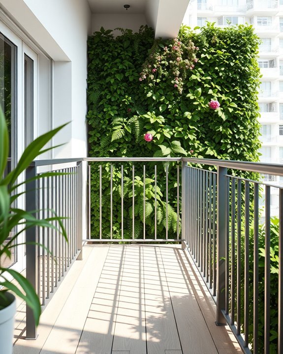 biophilic green wall oasis