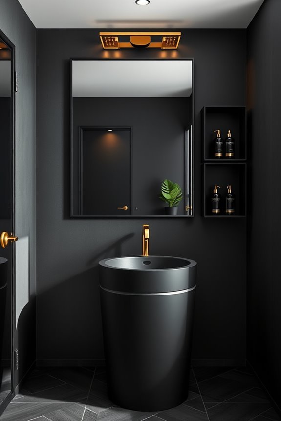 black and gold elegance