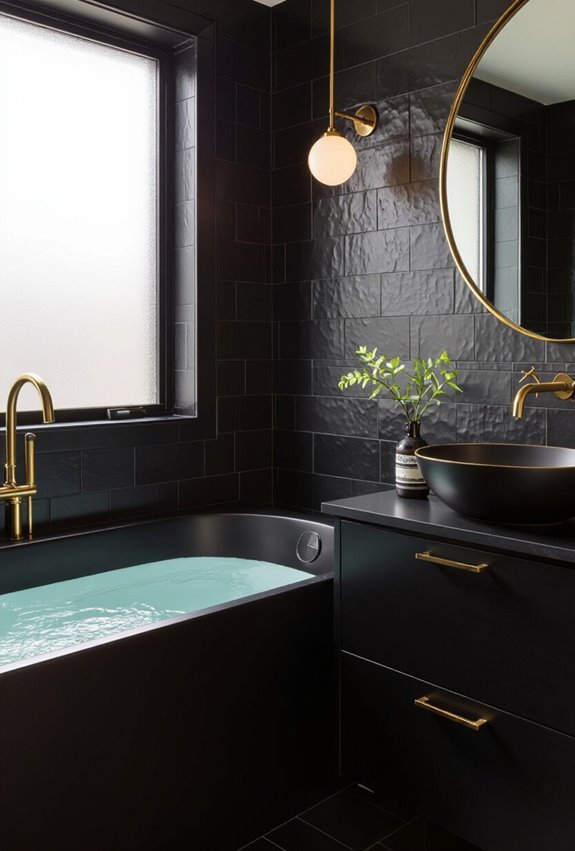 black and gold glamour
