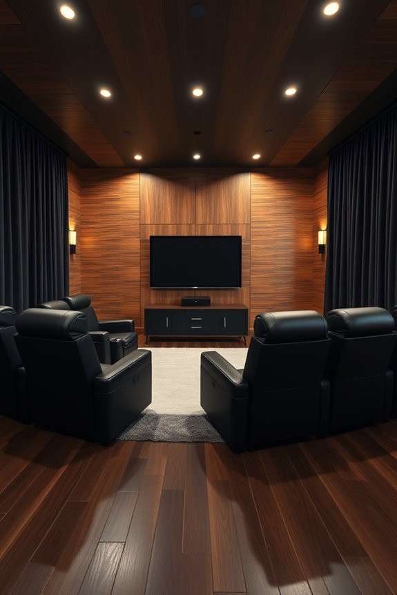 black and wood elegance