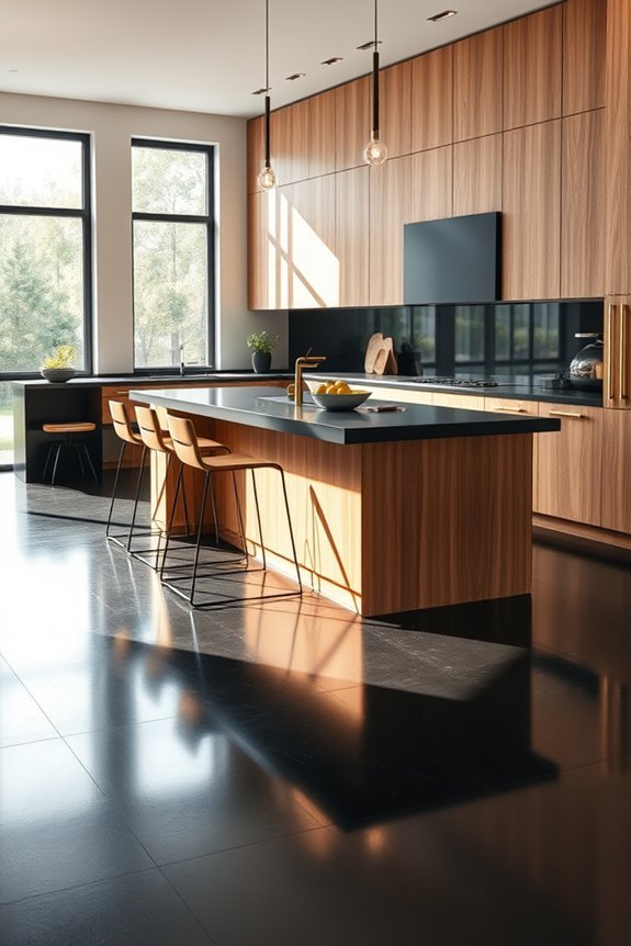 black and wood harmony