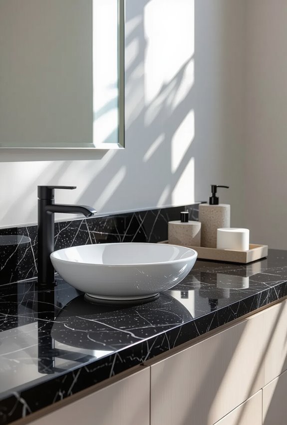 black granite boosts resale value