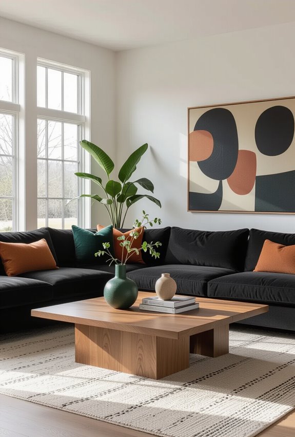 black oak with color