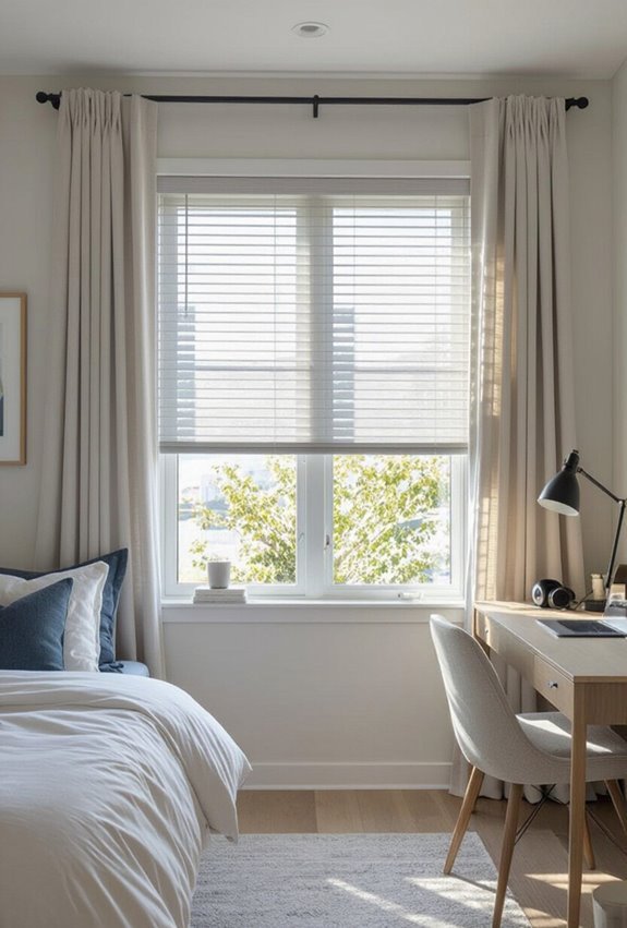 blackout curtains with sheers