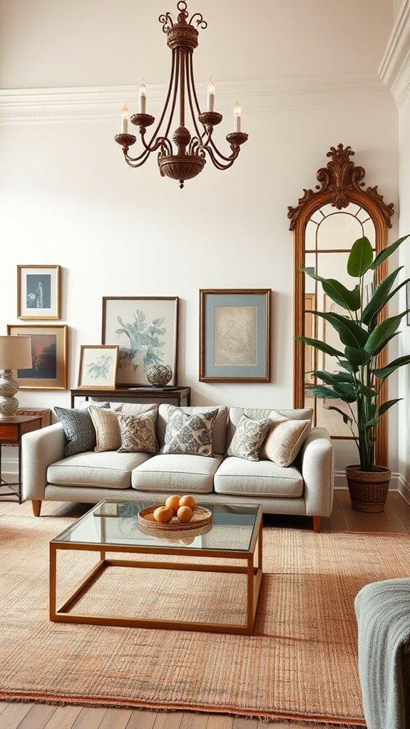 blend vintage with modern