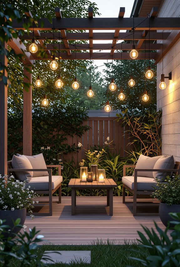 blend warm and cool lights