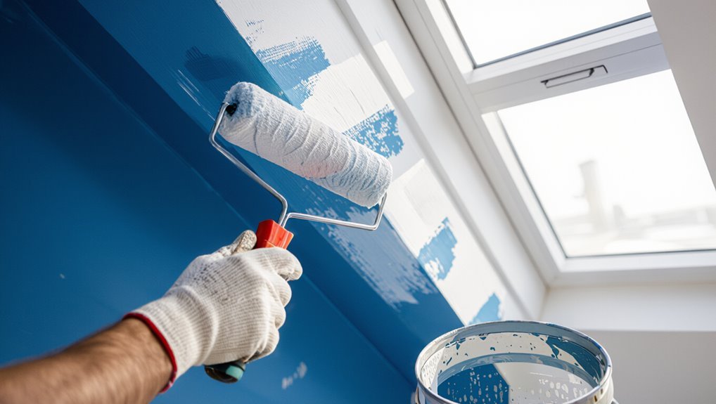 blending paint for uniformity