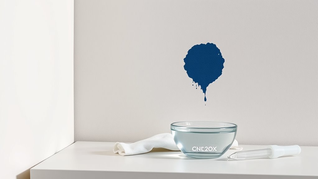 blot dampen test air