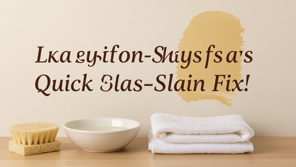 blot degrease rinse prevent