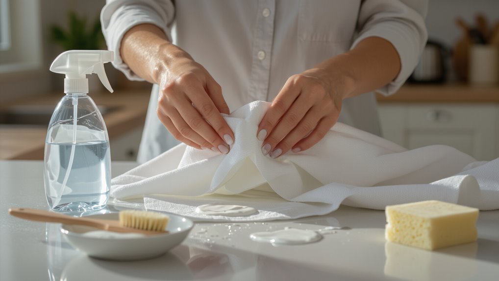 blot scrape pre treat launder