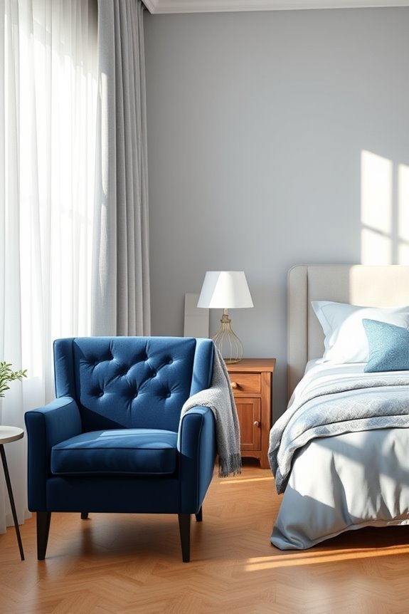 blue and grey elegance