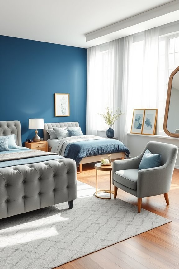 blue and grey harmony