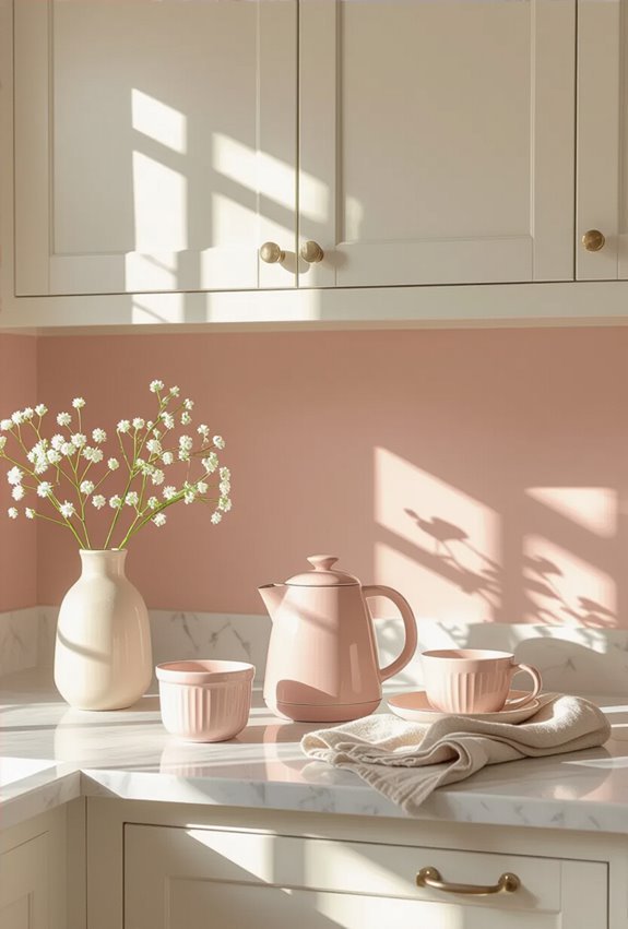 blush accents thrifted pinkware