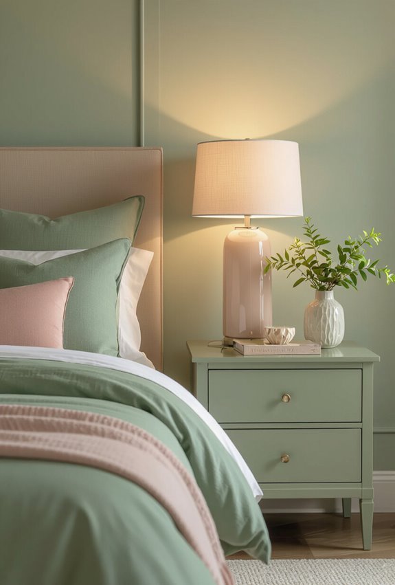 blush lampshades for sage