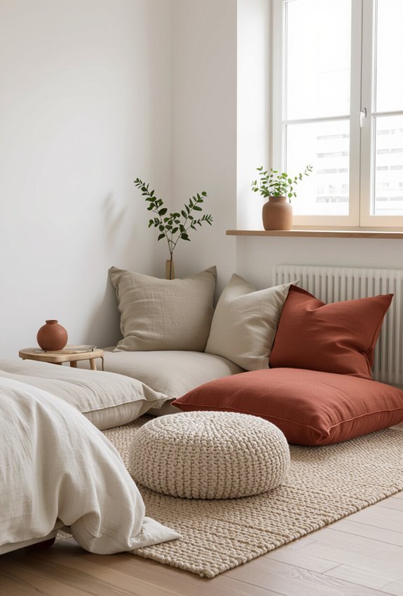 bohemian window alcove nook