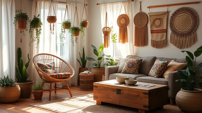boho earthy home styling