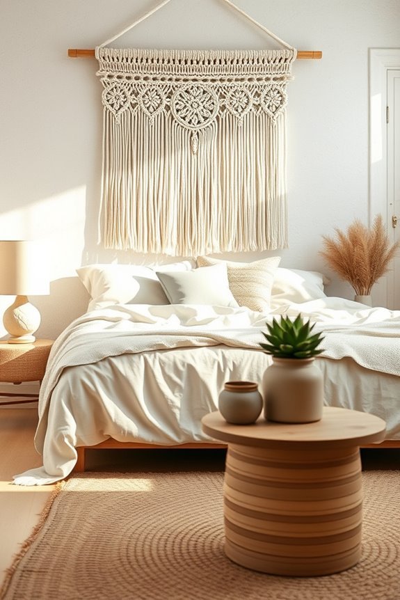 boho macram wall decor