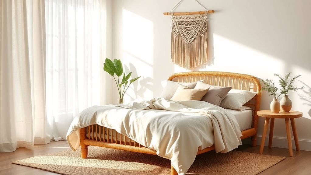 40 Boho Minimalist Bedroom Ideas Simple Natural Sleep Spaces