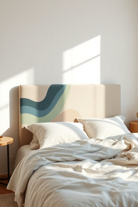 bold abstract art backrest