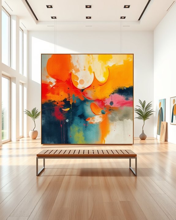 bold abstract expressionism techniques