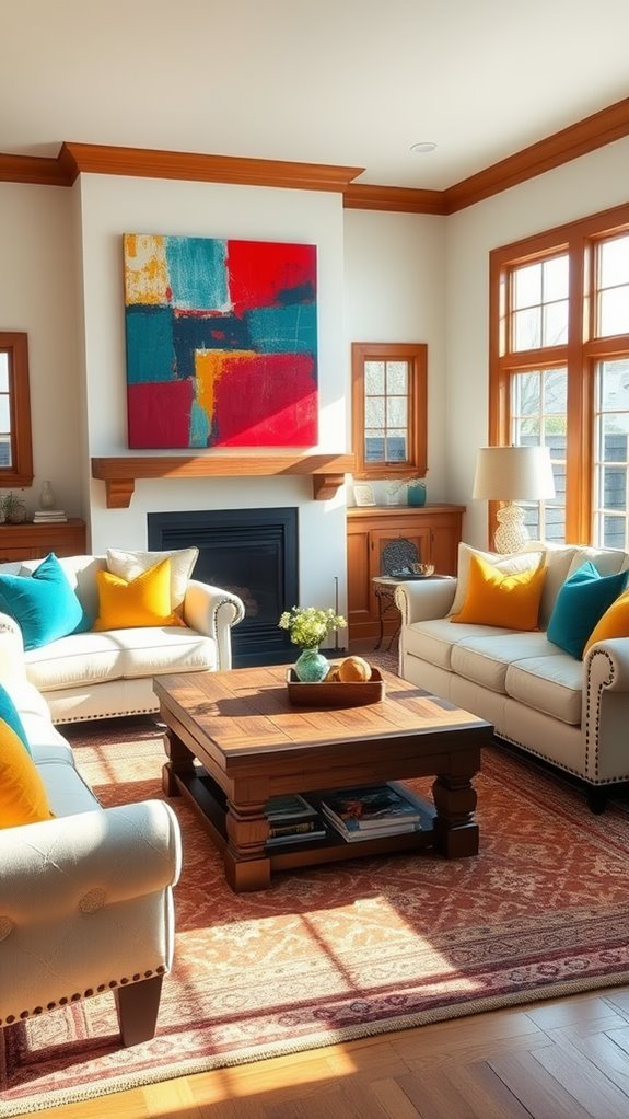 bold accent color usage