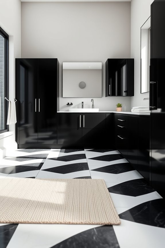 bold bathroom tile patterns