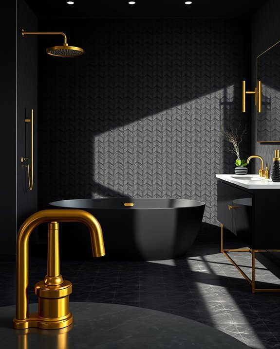 bold black and gold elegance