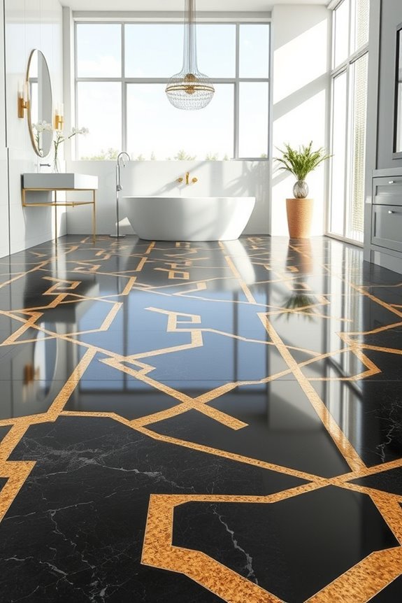 bold black and gold elegance