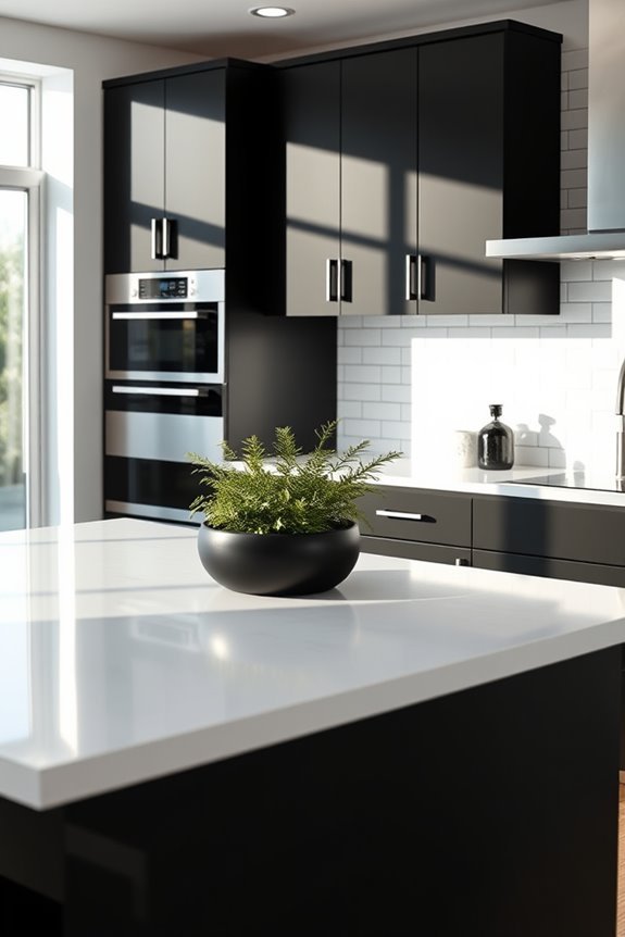 bold black and white