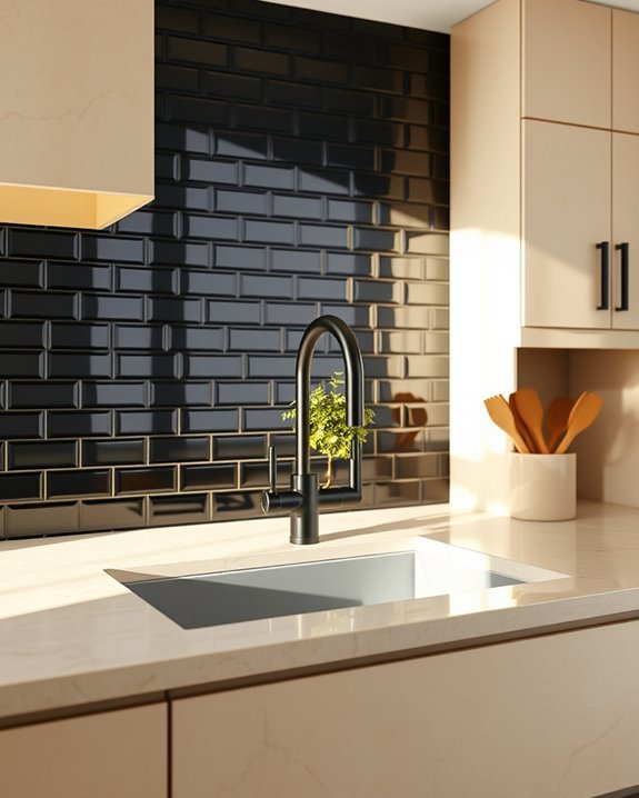 bold black beige contrast