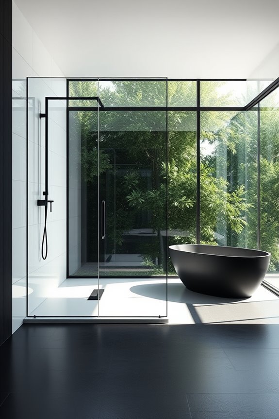 bold black glass elegance
