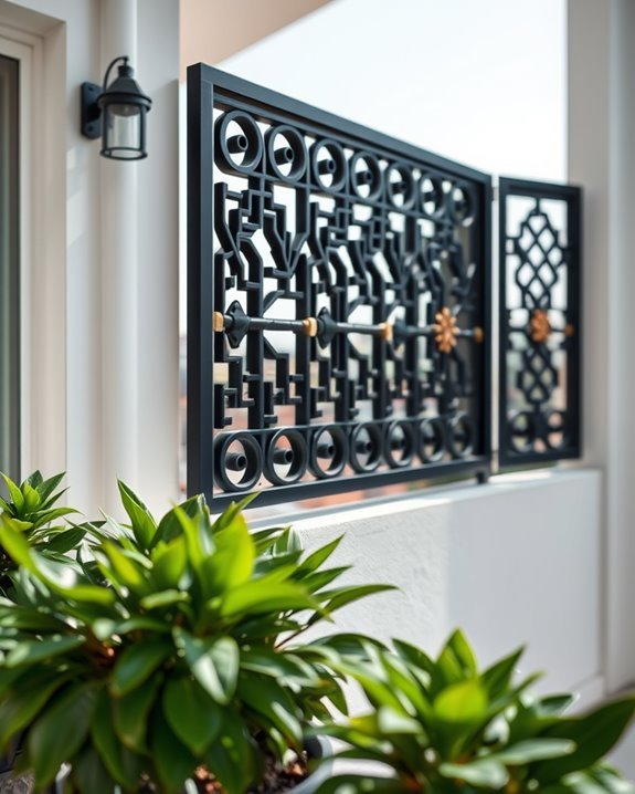 bold black grill accents