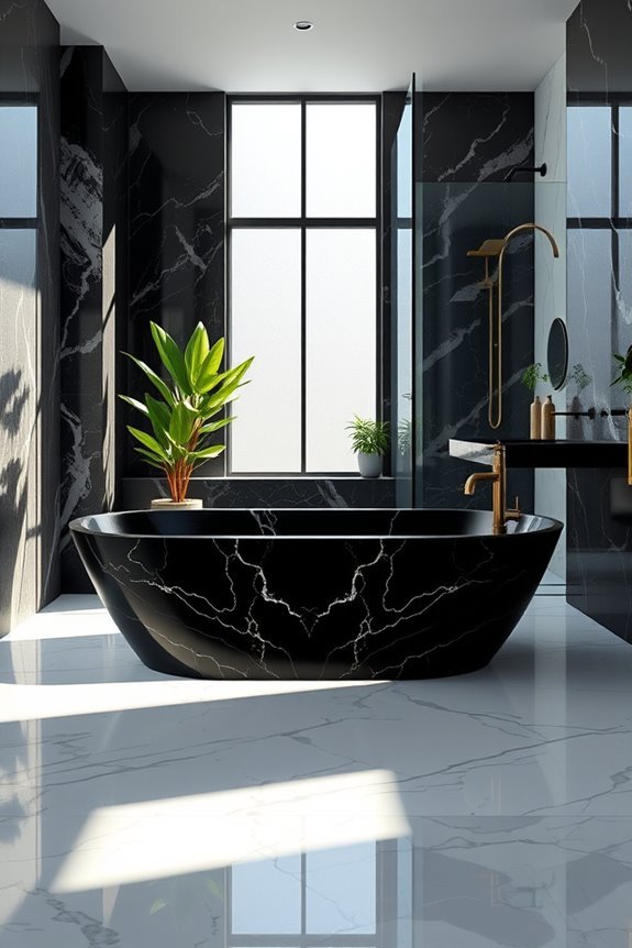 bold black marble elegance