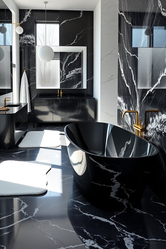 bold black marble elegance