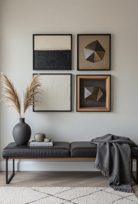 bold black mixed media gallery