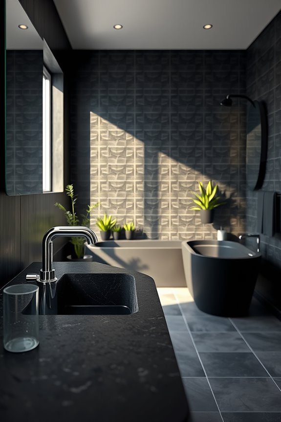 bold black wallpaper elegance