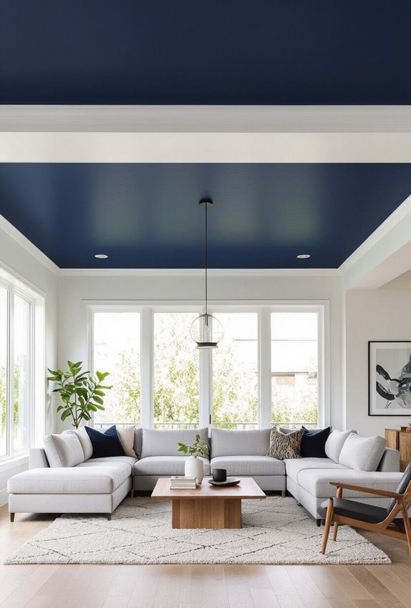 bold ceilings create focal points